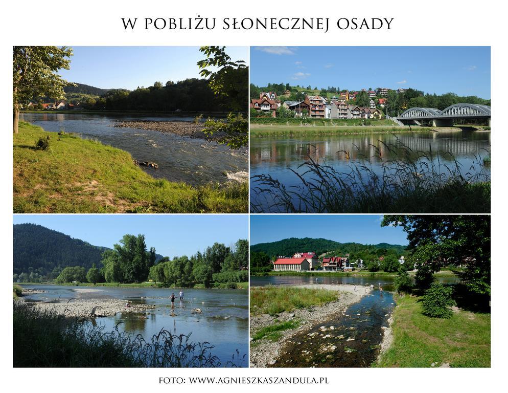 Sloneczna Osada - Komfortowe Domki Krościenko Exteriör bild